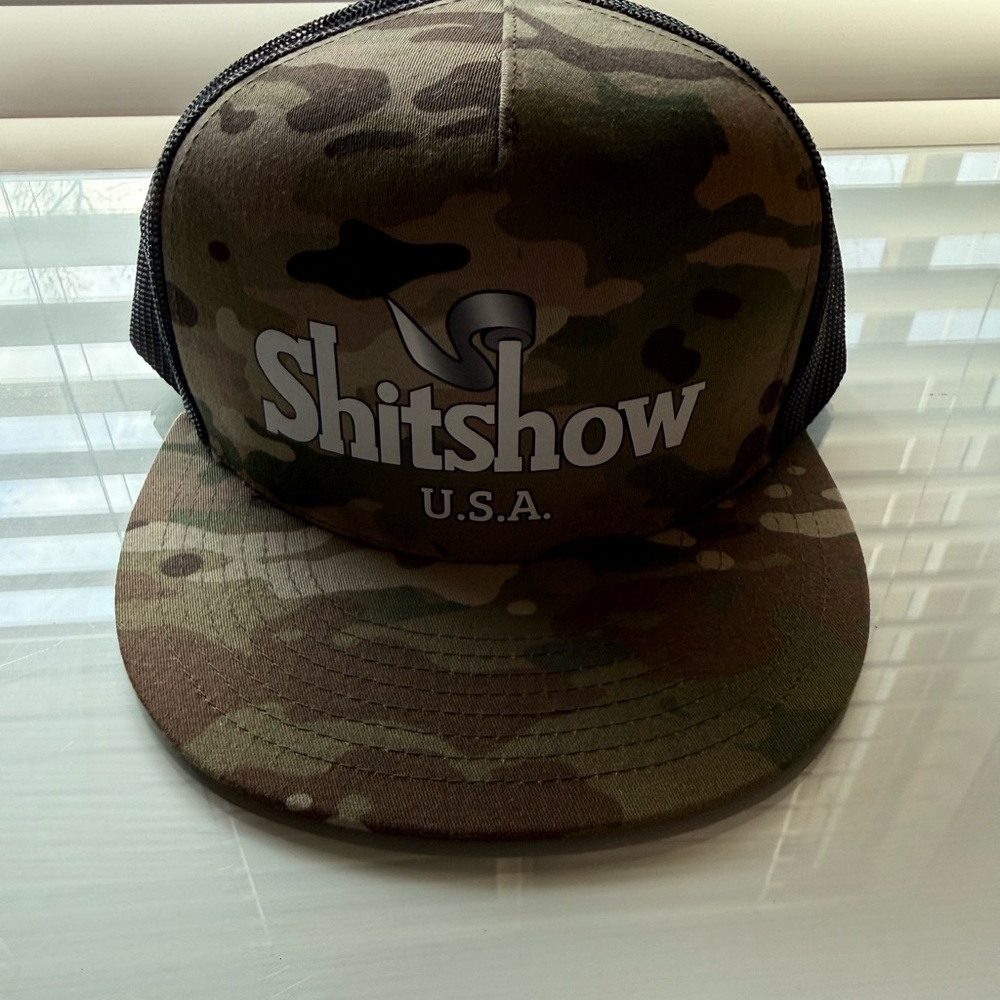 Steamboat Springs Colorado Camouflage Trucker Hat